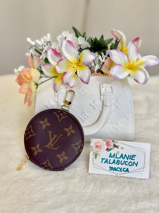 Louis Vuitton Round Coin Purse/Pouch Mono