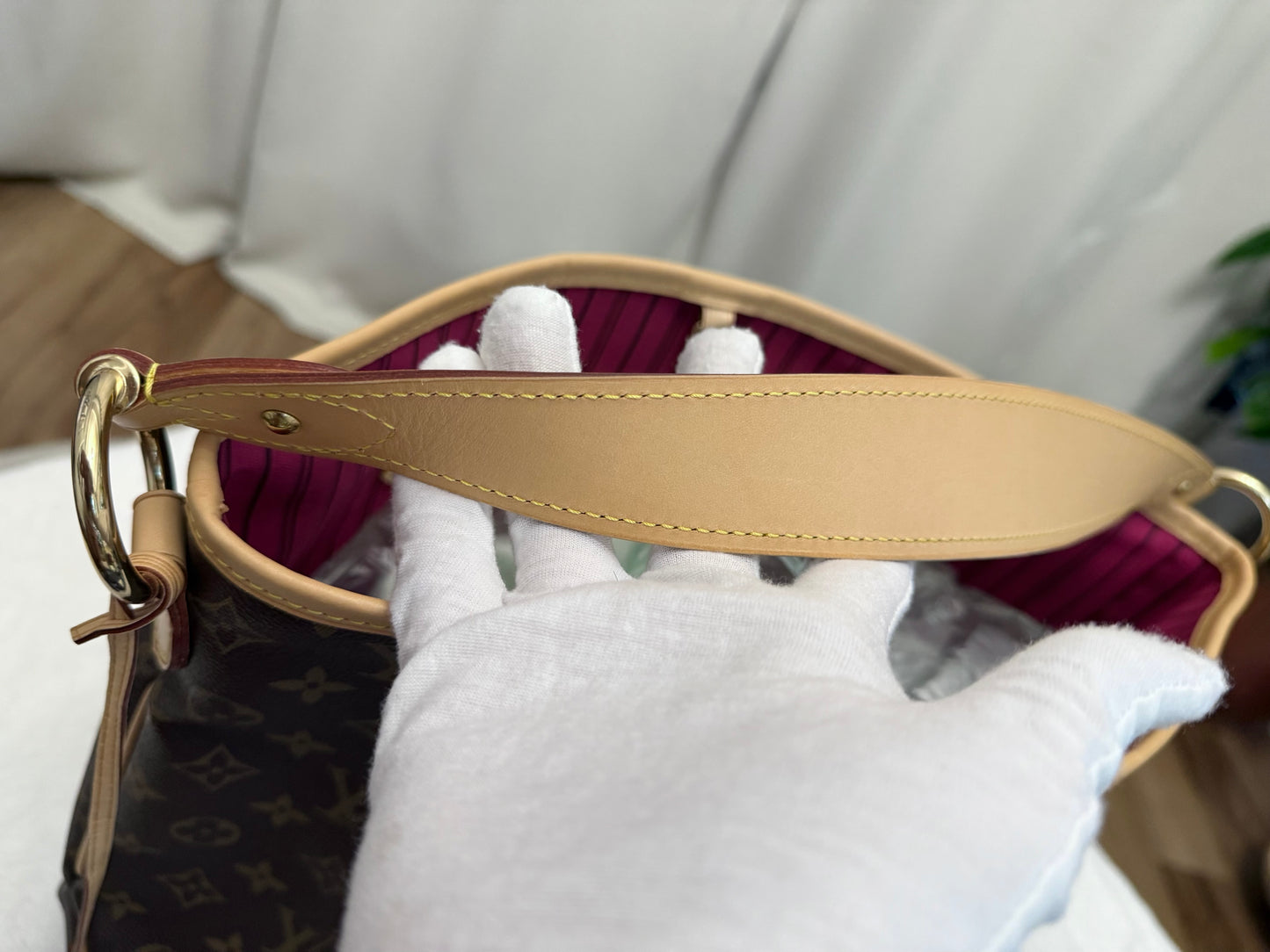 Louis Vuitton Delightful MM Mono Pivoine