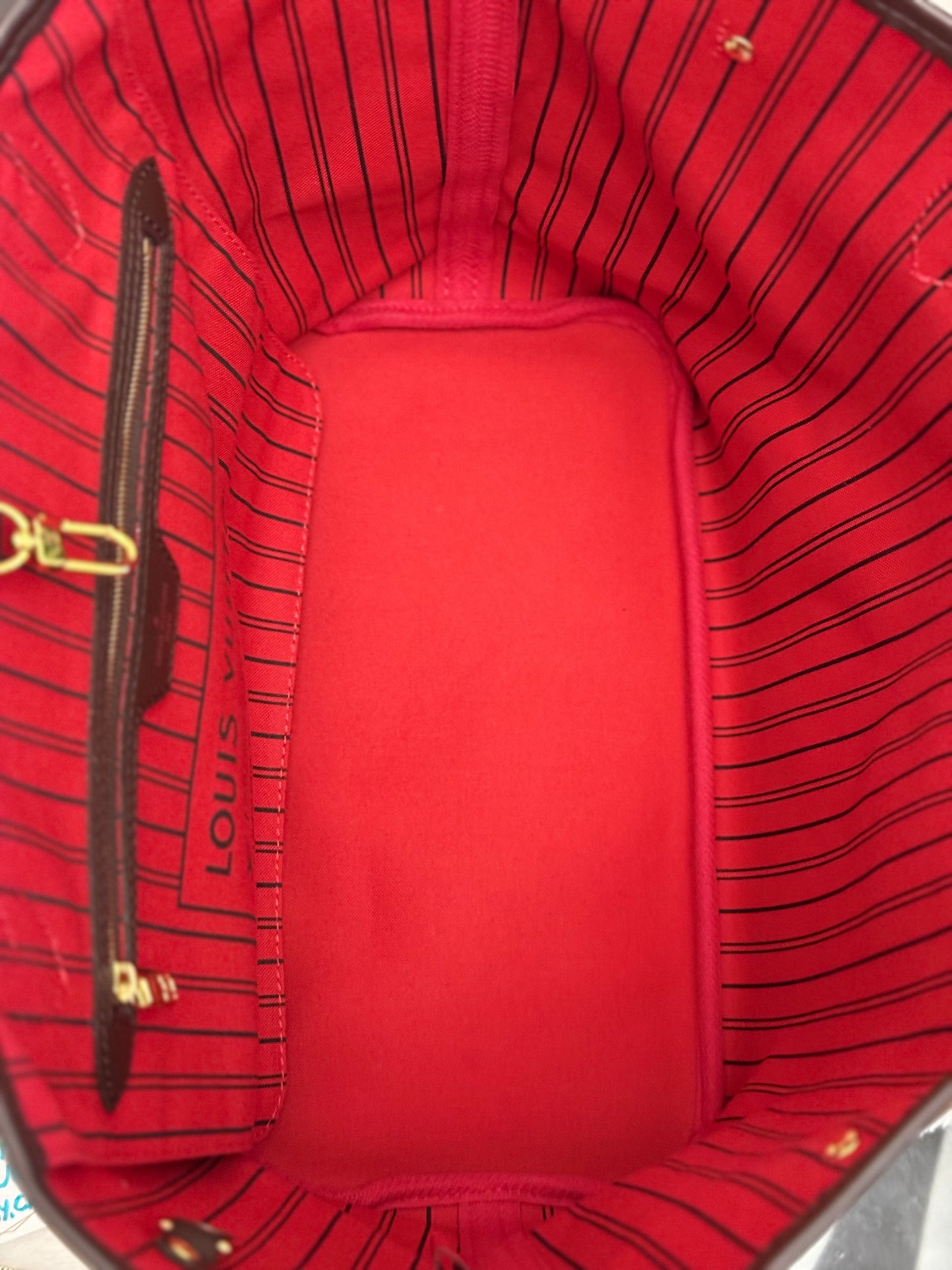 Louis Vuitton Neverfull MM DE Set (Bag and Pouch)
