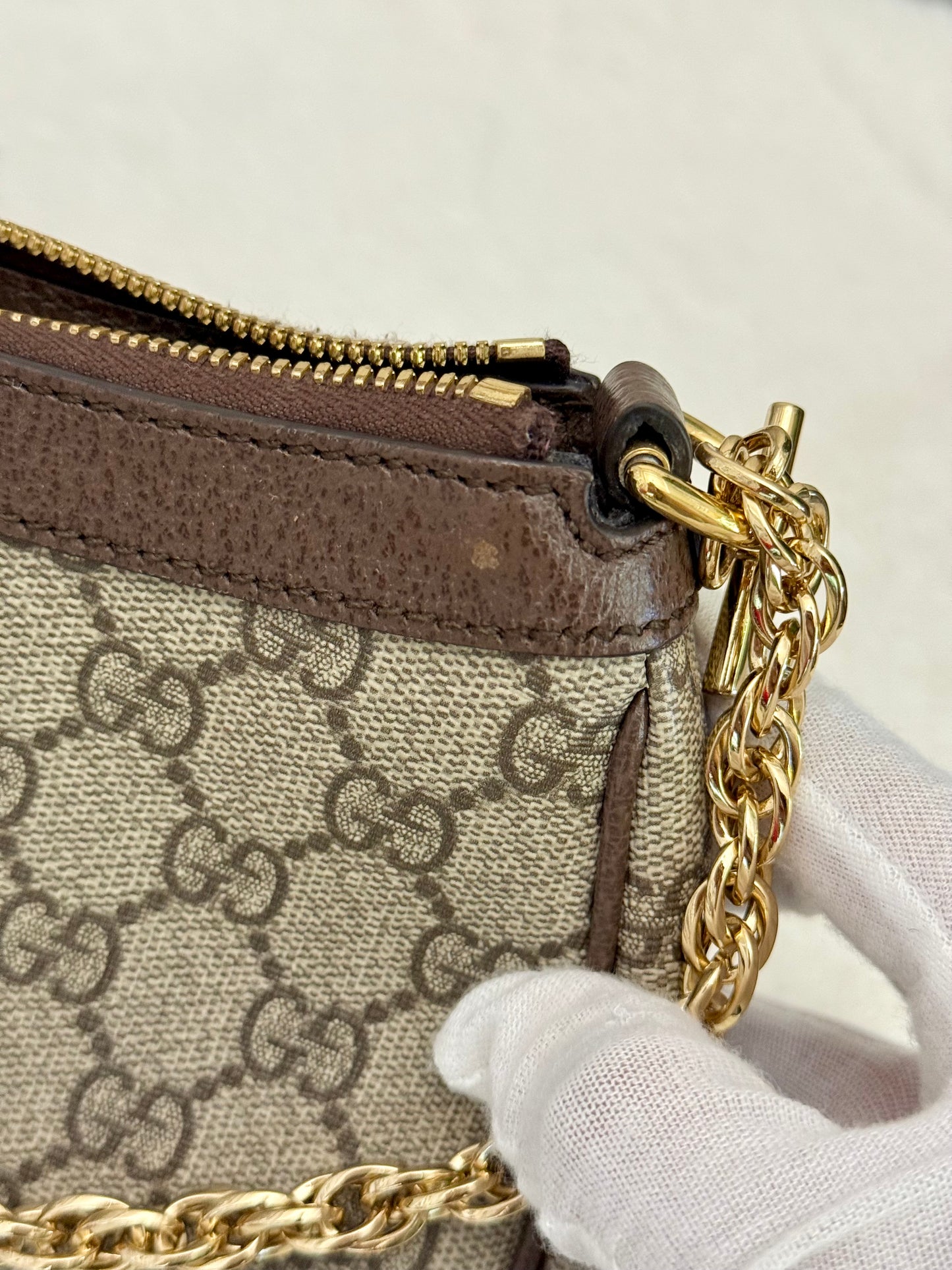 Gucci GG Supreme Ophidia Small Strawberry Bag Limited Edition