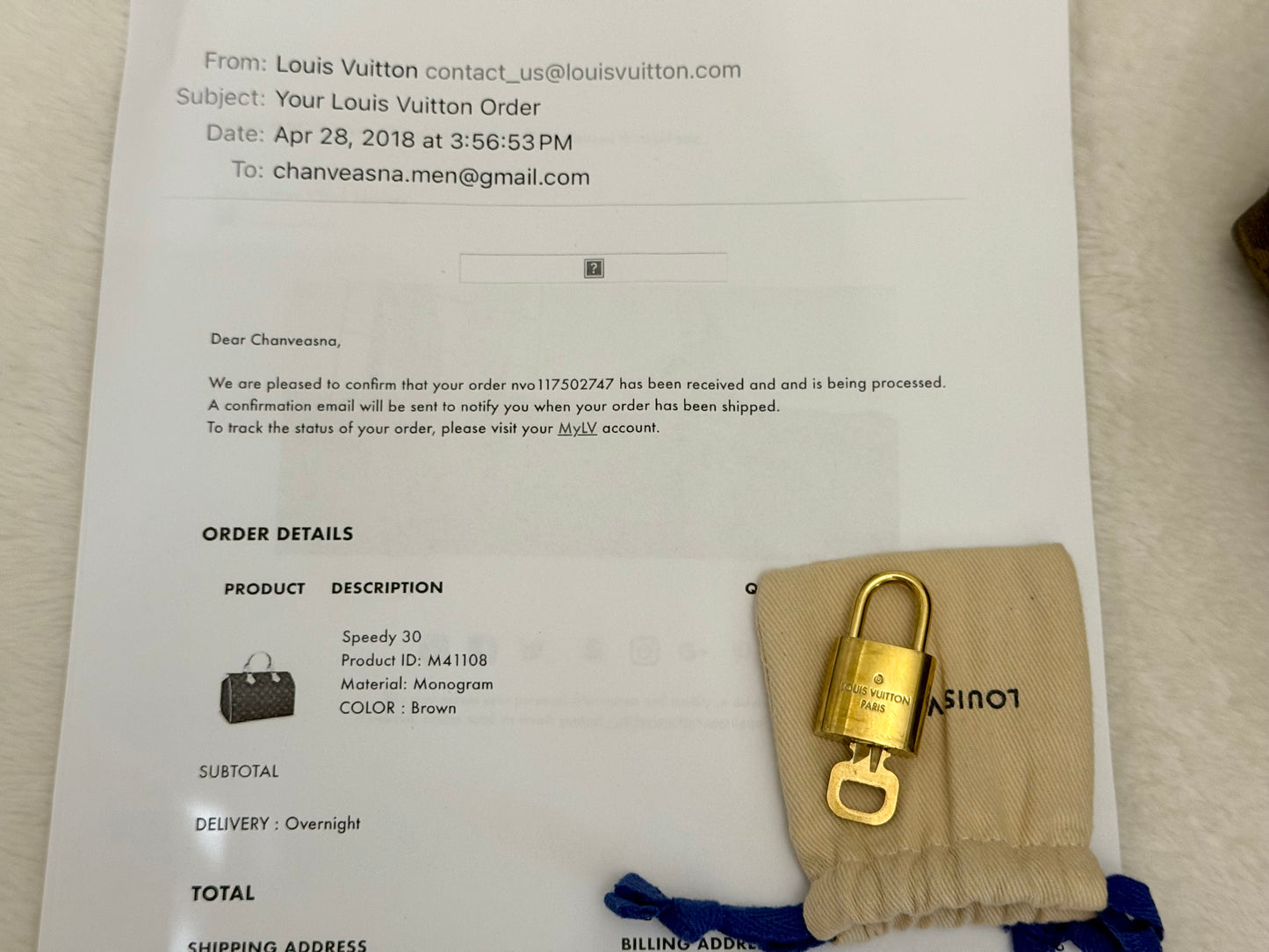 Louis Vuitton Speedy 30 Mono