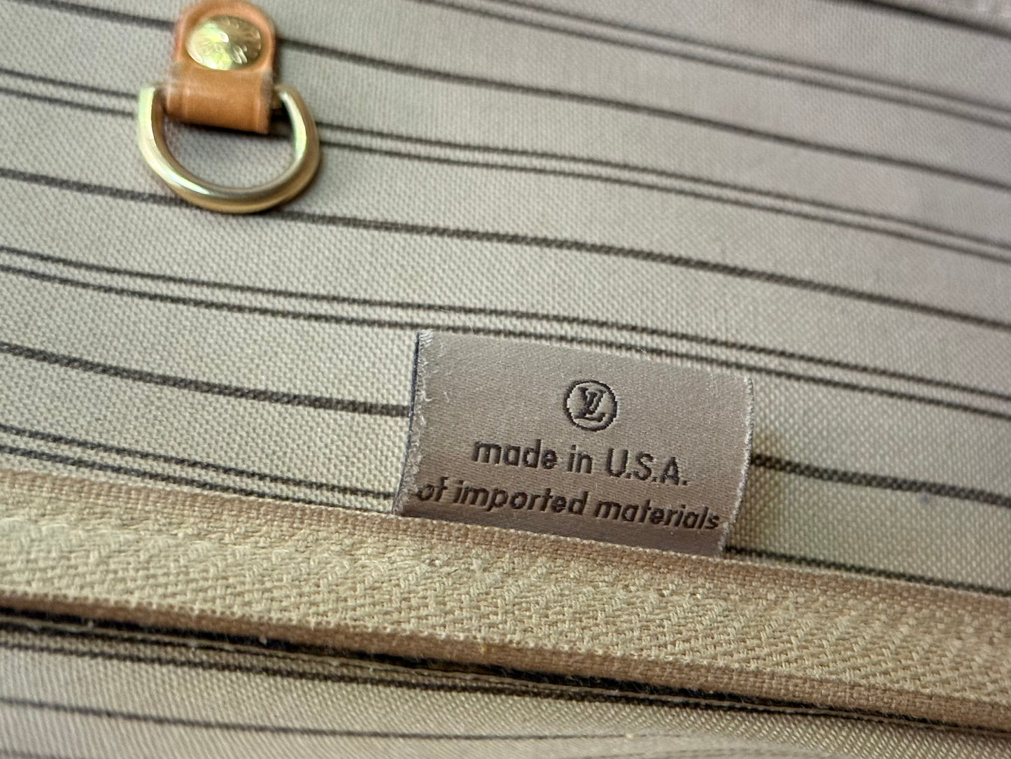 Louis Vuitton Neverfull MM Mono Beige