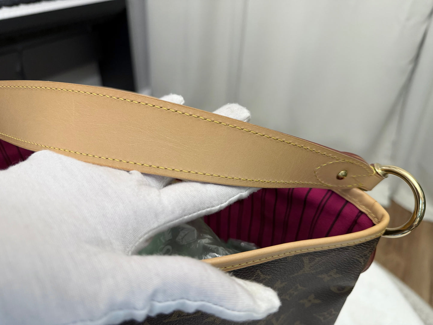 Louis Vuitton Delightful MM Mono Pivoine