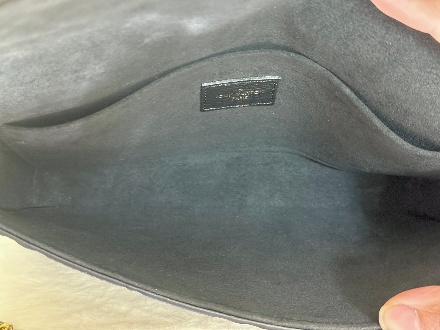 Louis Vuitton Felicie Pochette Empreinte Noir/Black Bag Only