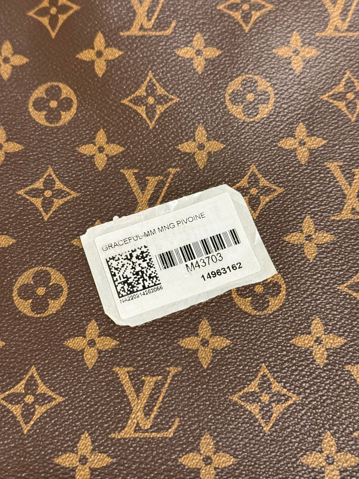 Louis Vuitton Graceful MM Mono Pivoine