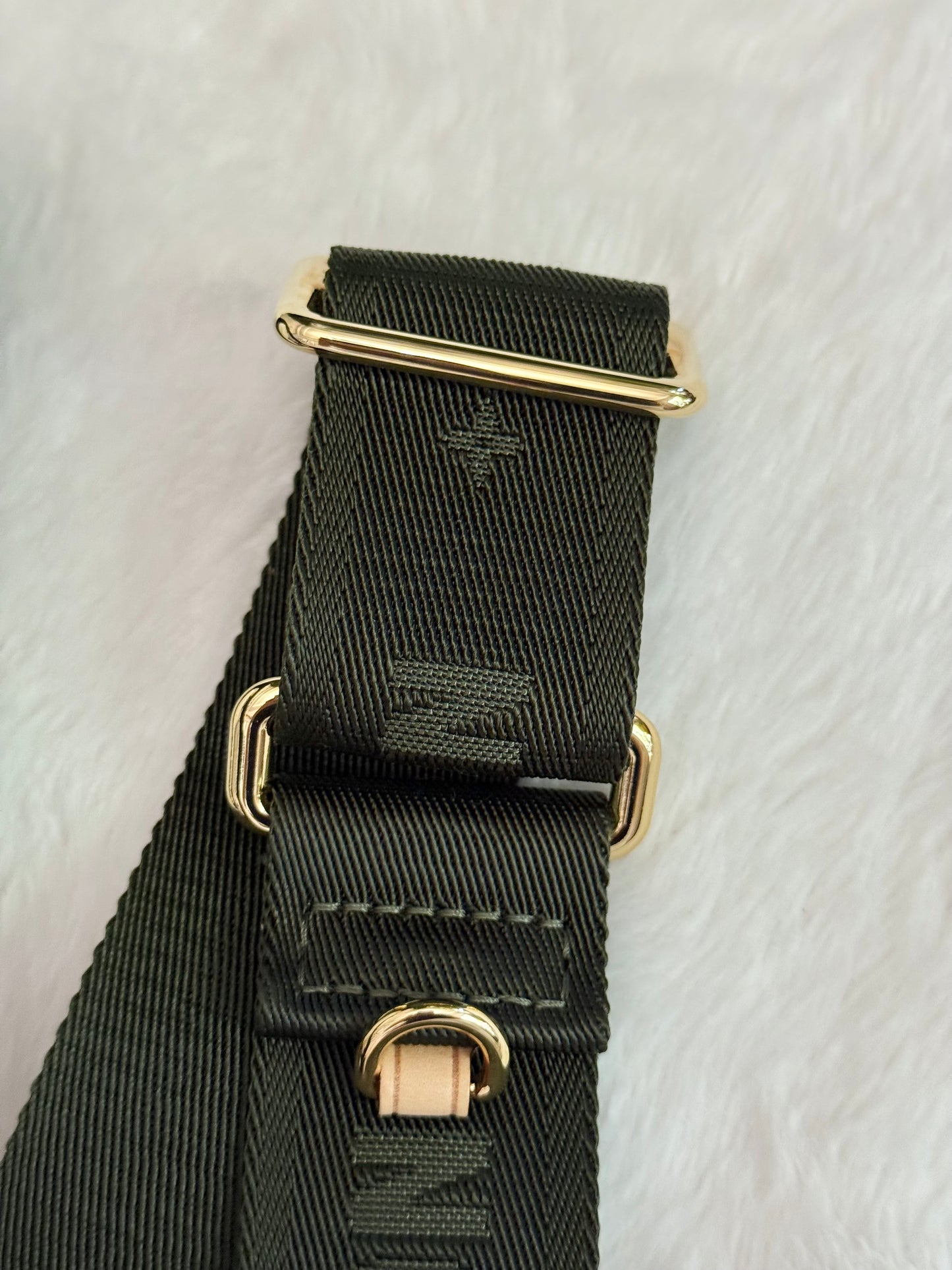 Louis Vuitton Guitar Jacquard Khaki Adjustable Strap