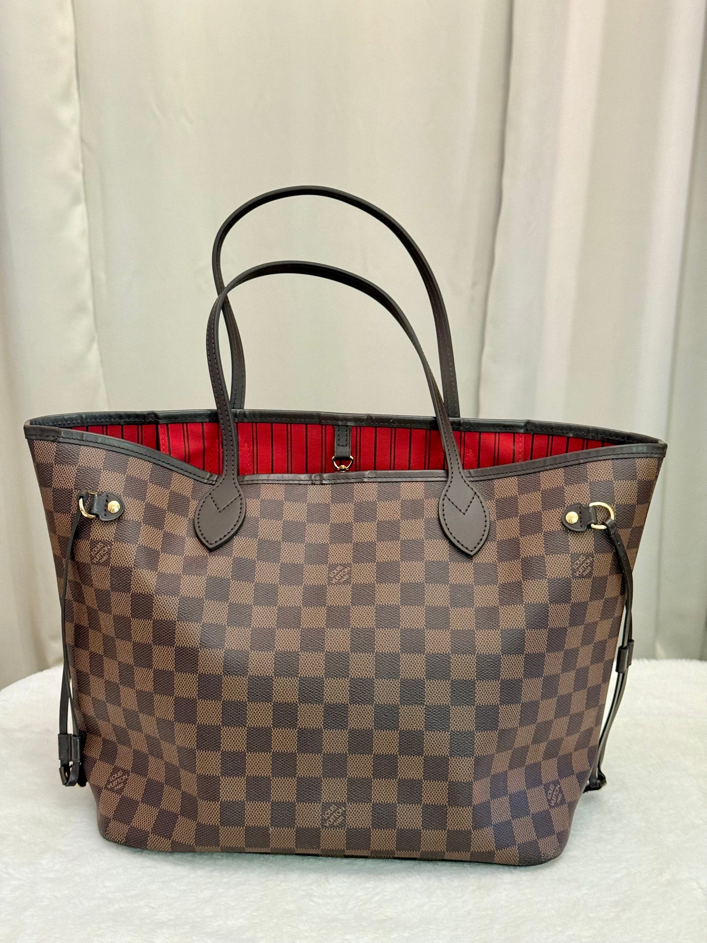 Louis Vuitton Neverfull MM Damier Ebene Bag Only