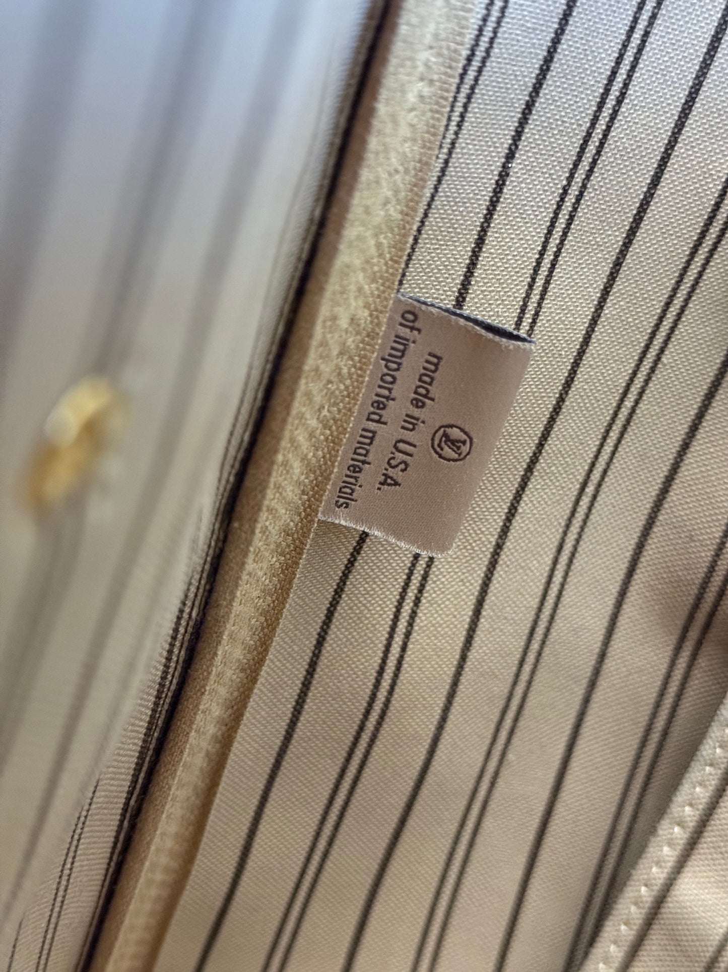 Louis Vuitton Neverfull MM Mono Beige