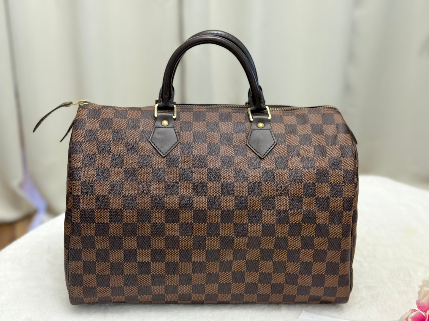 Louis Vuitton Speedy 35 Damier Ebene