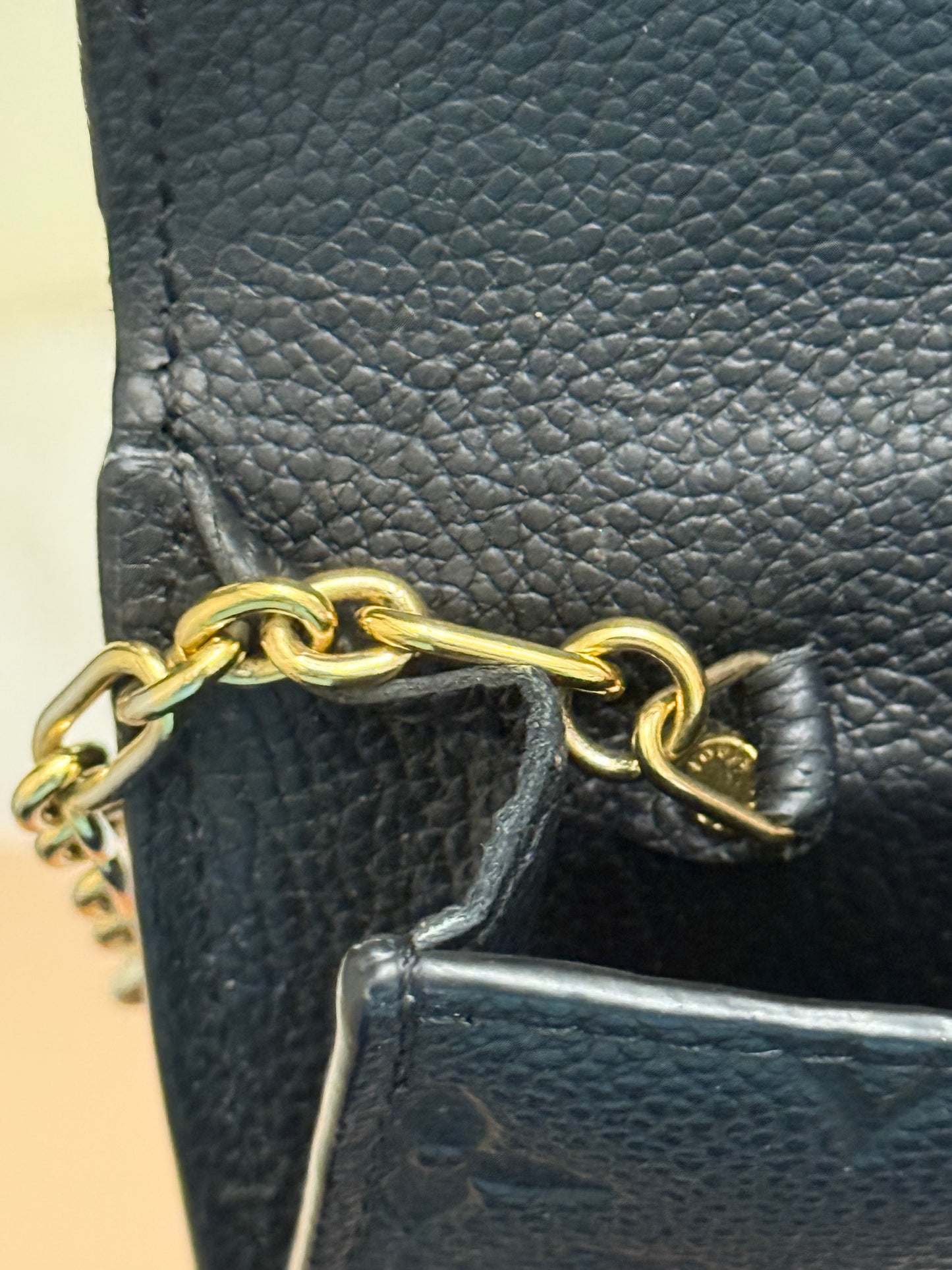 Louis Vuitton Key Pouch Empreinte Noir/Black