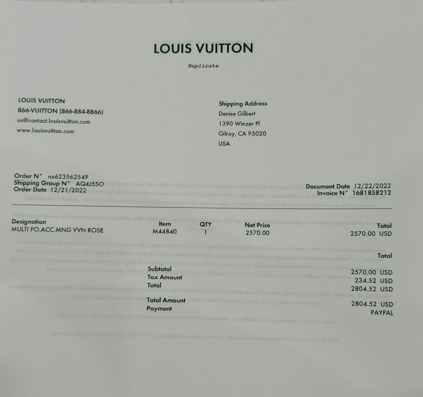 Louis Vuitton Round Coin Pouch from MPA