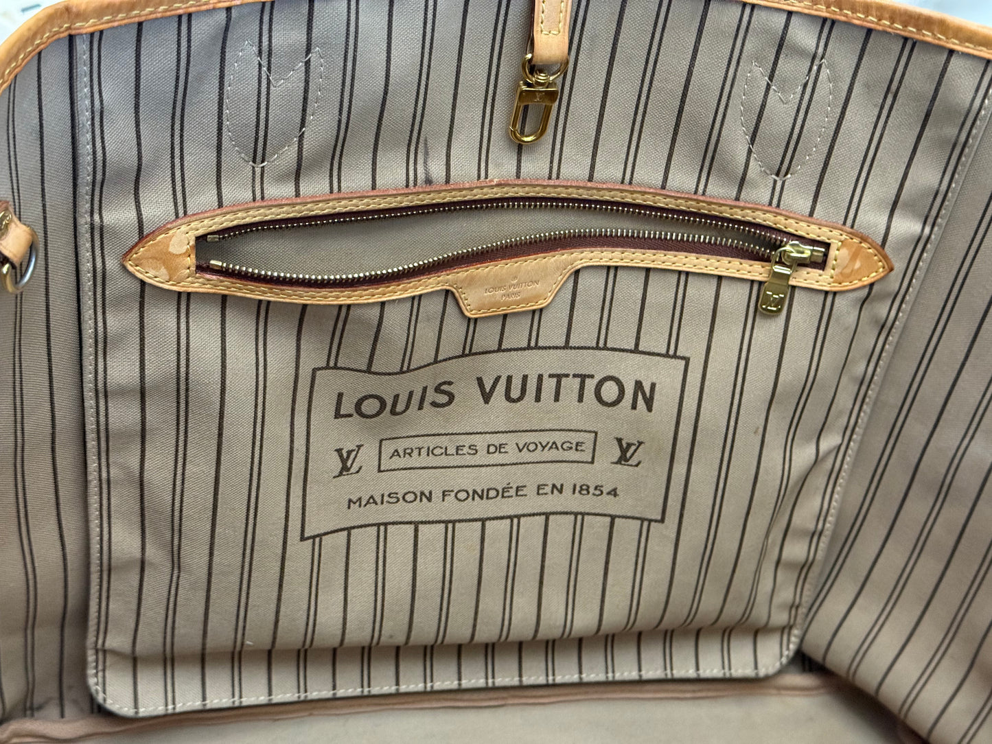 Louis Vuitton Neverfull GM Mono Beige