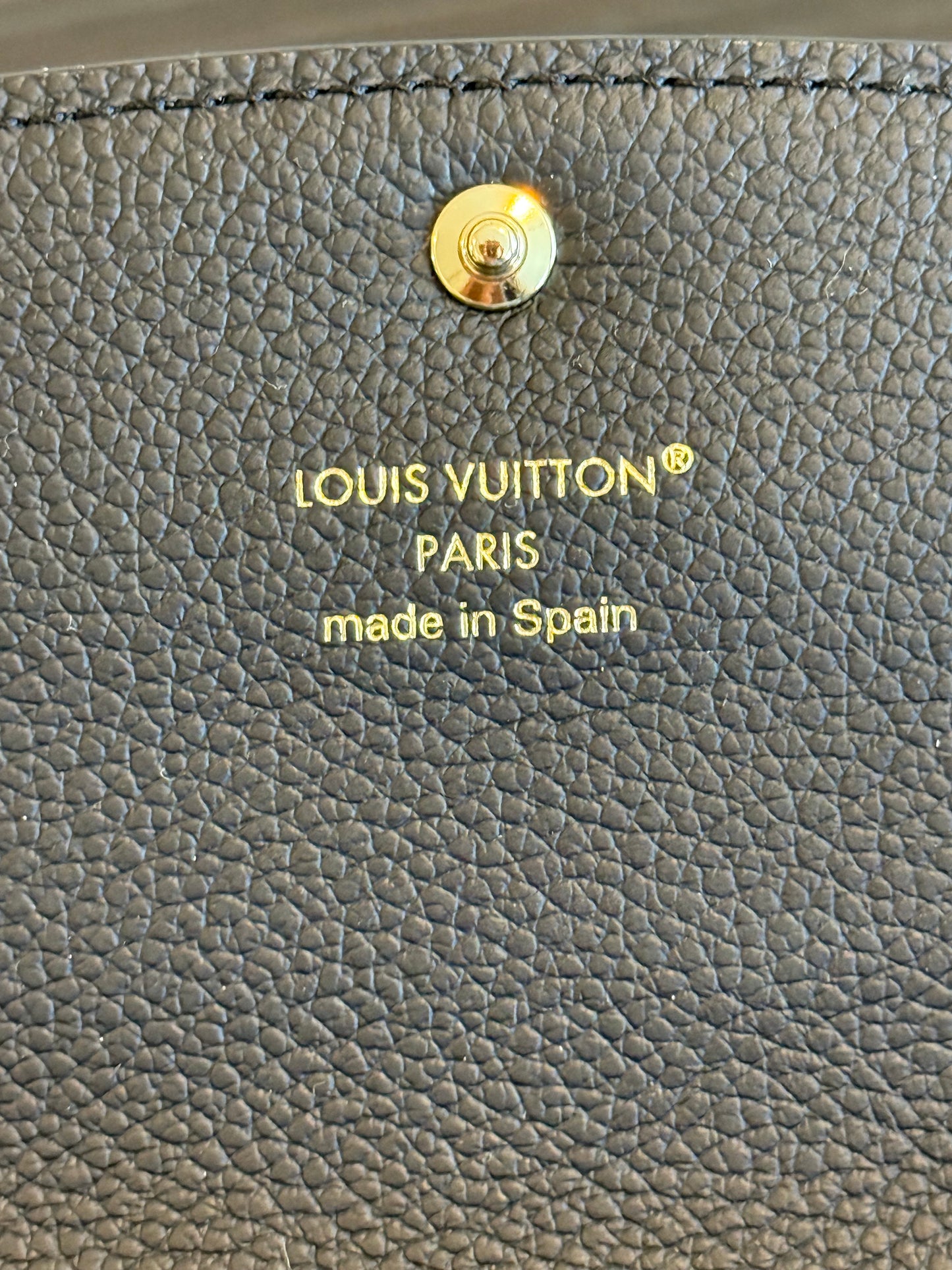 Louis Vuitton Emilie Bicolor Wallet black/creme