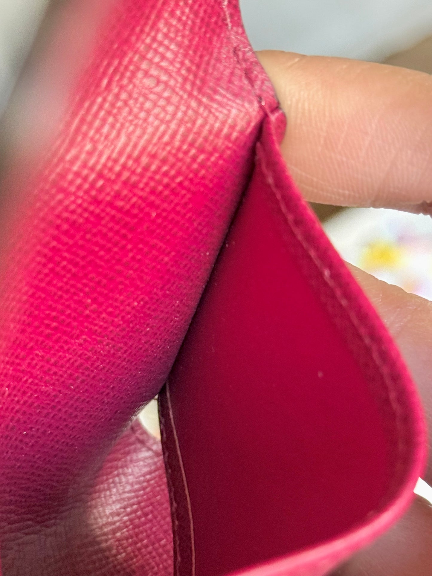 Louis Vuitton 6-Key Holder Mono Fuchsia