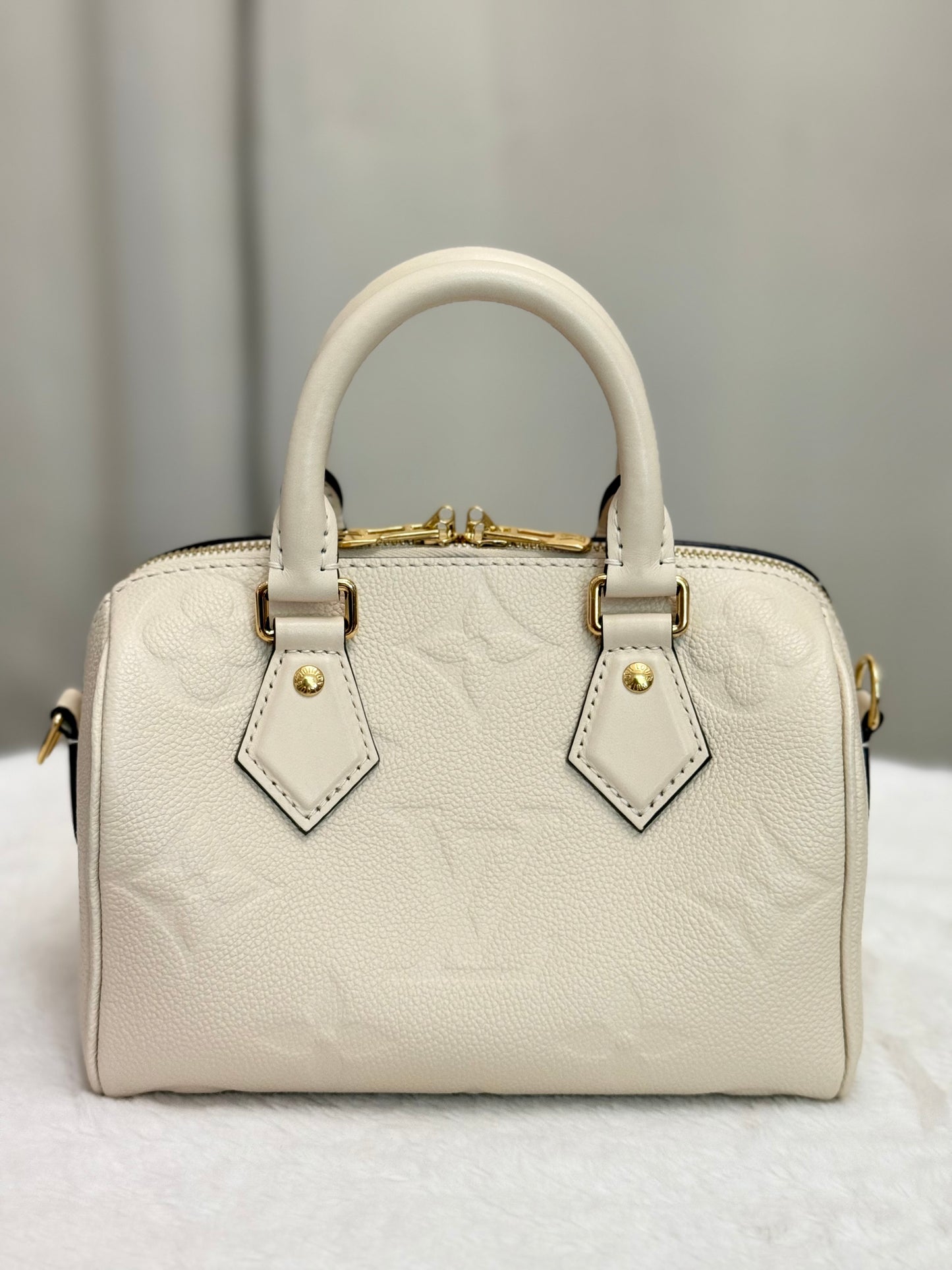 Speedy Bandouliere 20 Giant Empreinte Creme