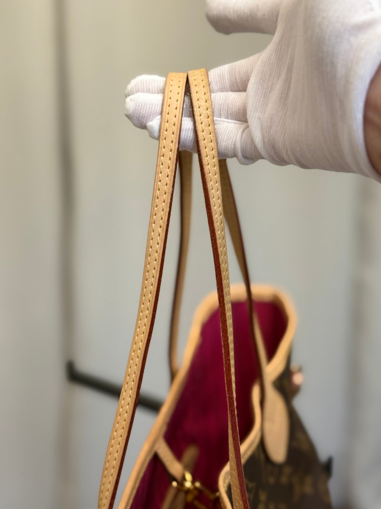 Louis Vuitton Neverfull MM Mono Pivoine Interior