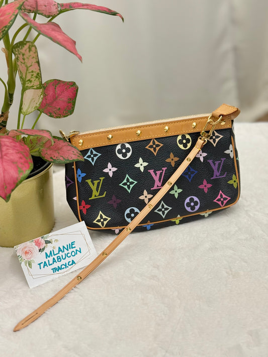 Louis Vuitton Pochette Accessoires Multicolore Noir/Black