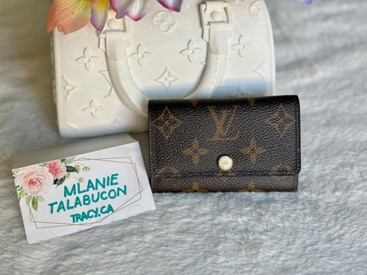 Louis Vuitton 6-Key Holder Mono Fuchsia