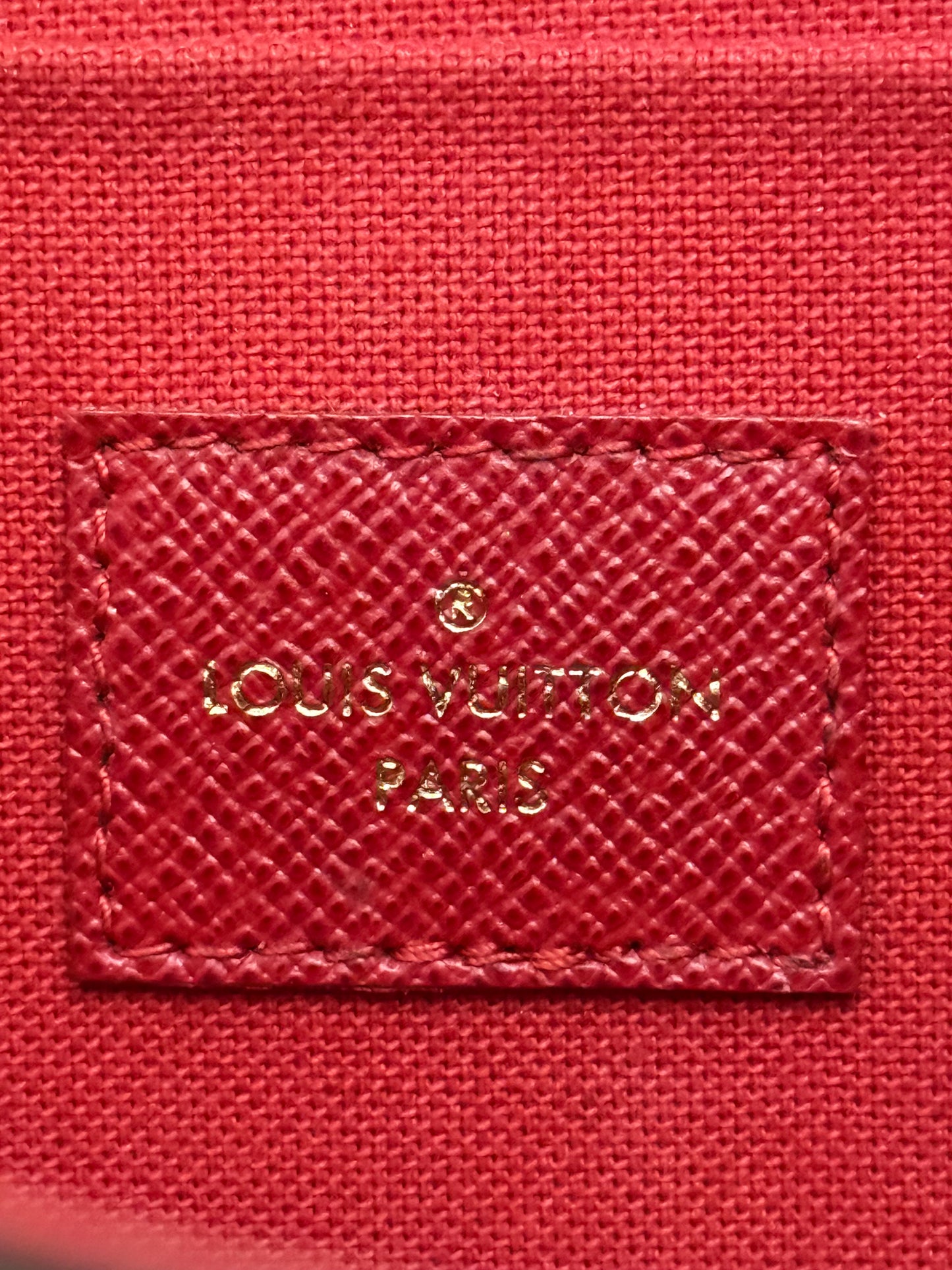 Louis Vuitton Felicie Pochette DE with zippered insert