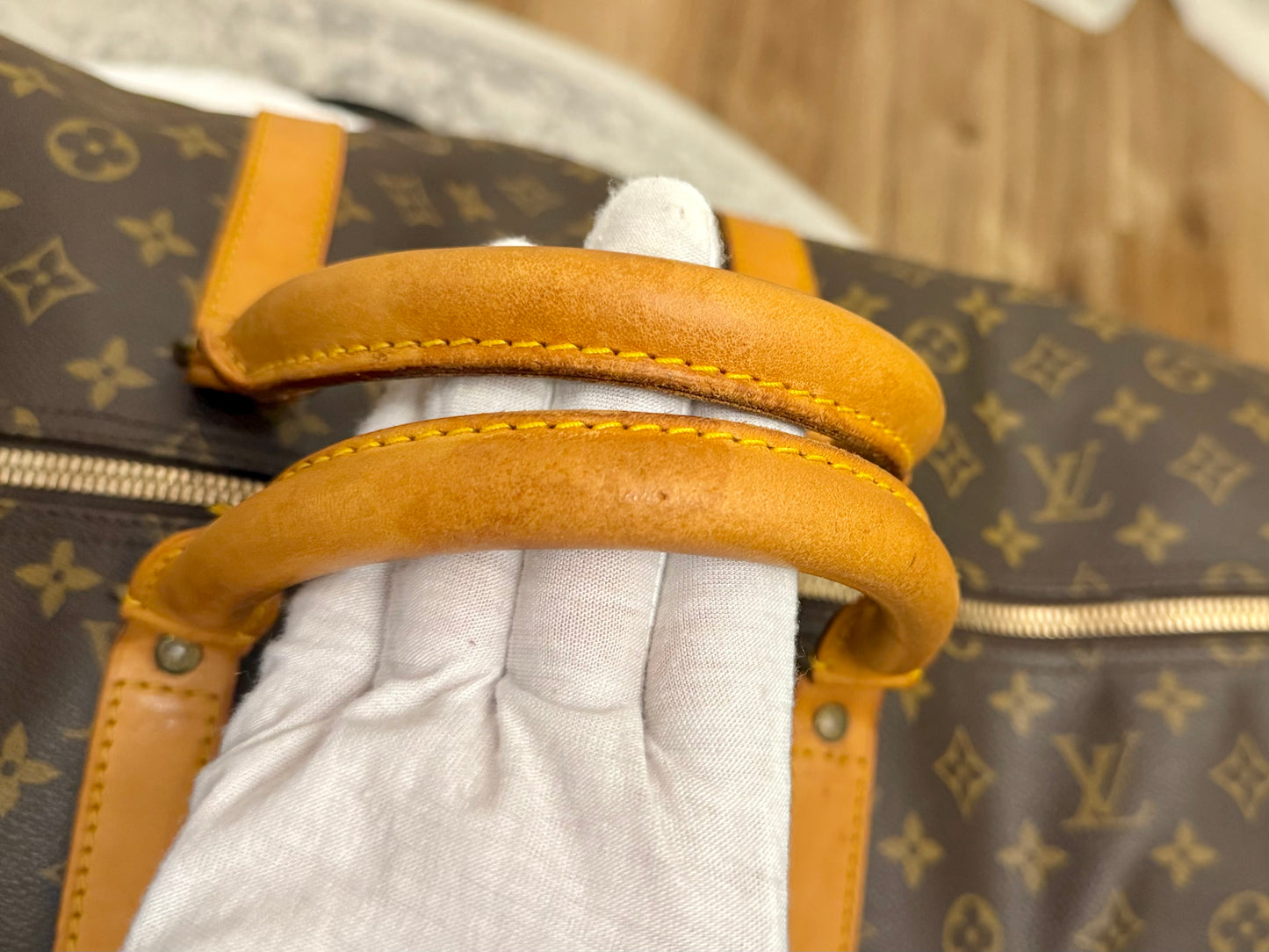 Louis Vuitton Keepall Bandouliere 60 Mono Vintage April 1984