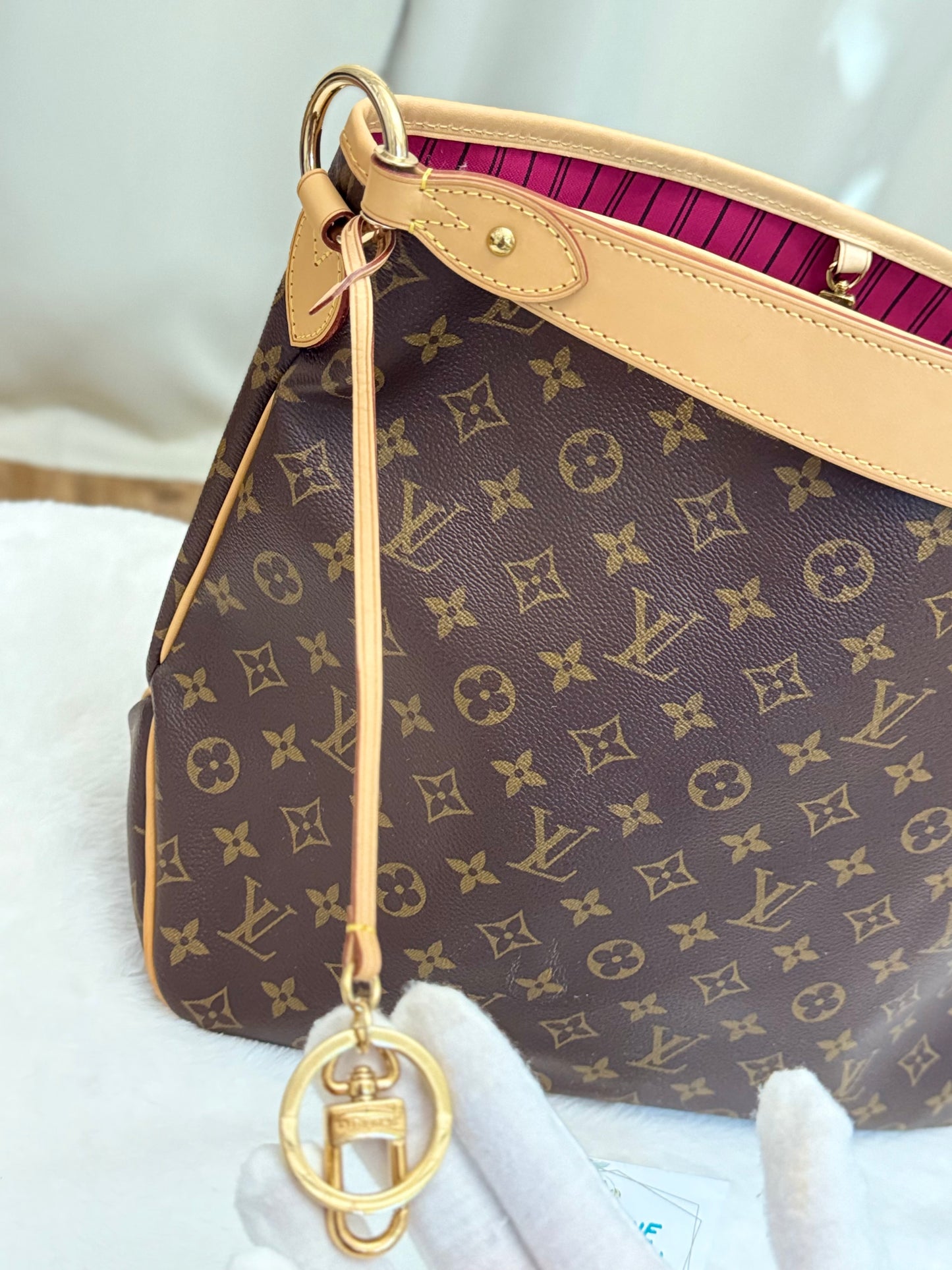 Louis Vuitton Delightful MM Mono Pivoine
