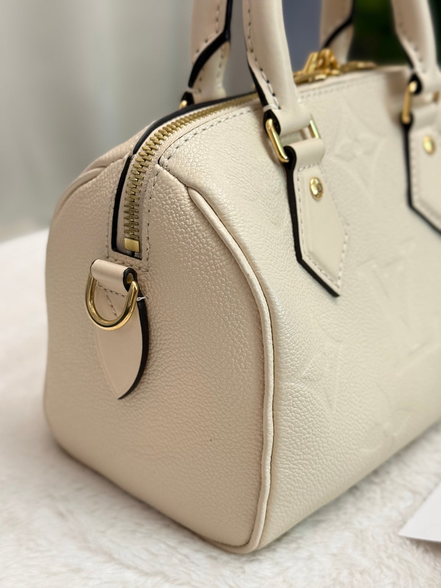 Speedy Bandouliere 20 Giant Empreinte Creme