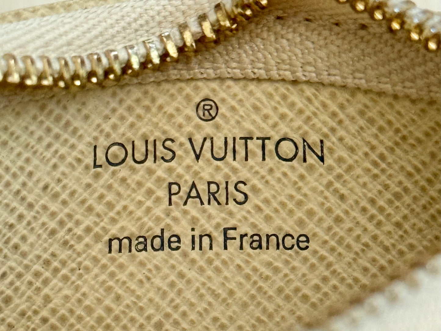 Louis Vuitton Key Pouch Damier Azur