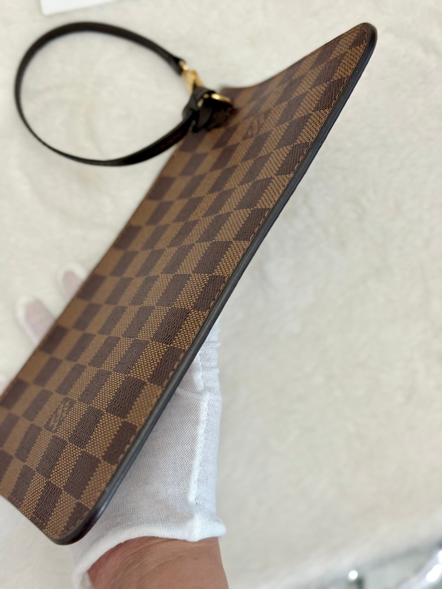 Louis Vuitton Neverfull MM DE Set (Bag and Pouch)