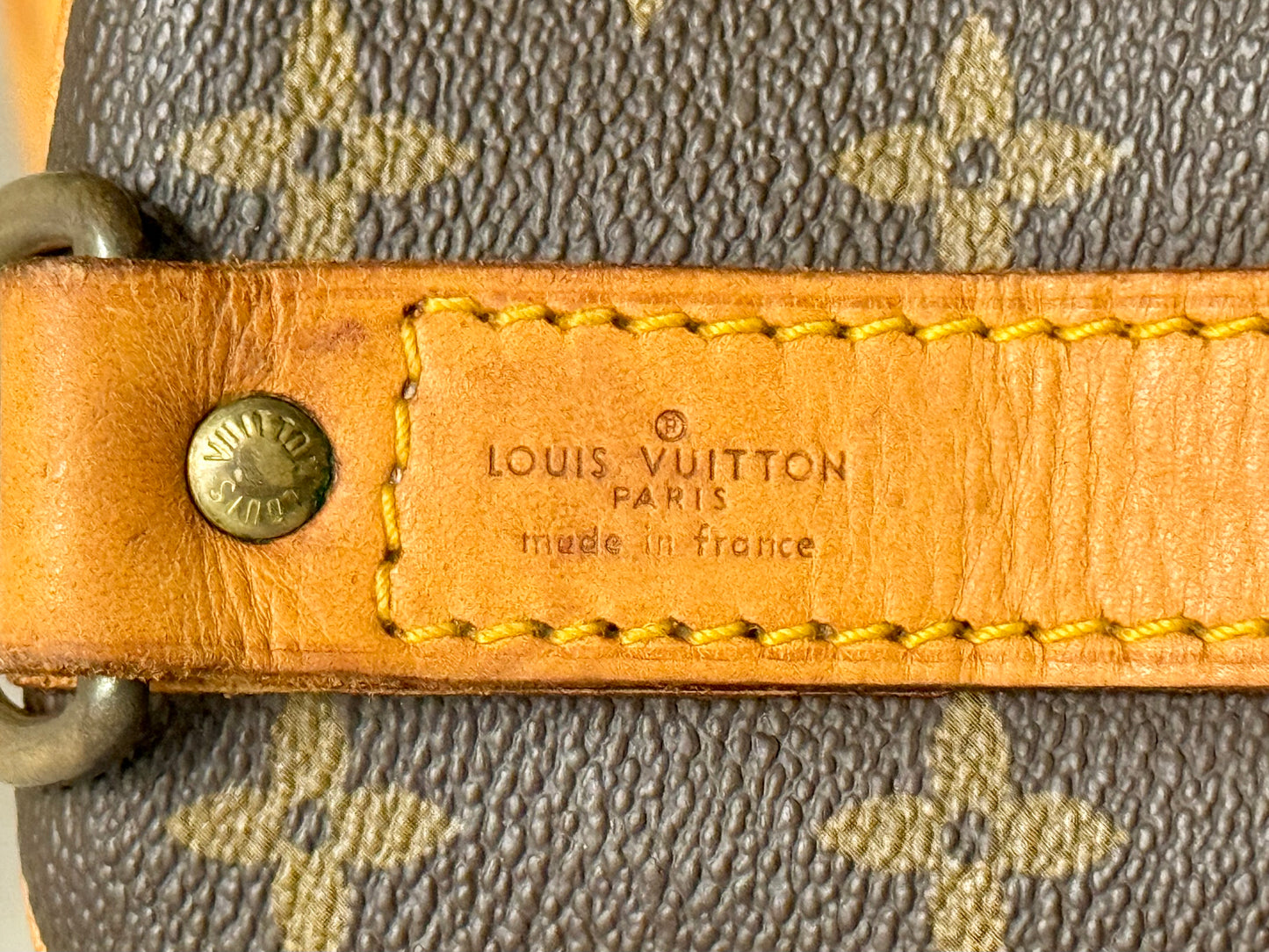 Louis Vuitton Keepall Bandouliere 60 Mono Vintage April 1984