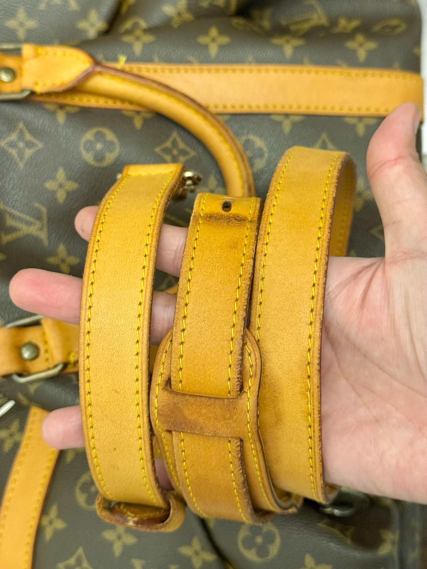 Louis Vuitton Keepall Bandouliere 60 Mono Vintage April 1984