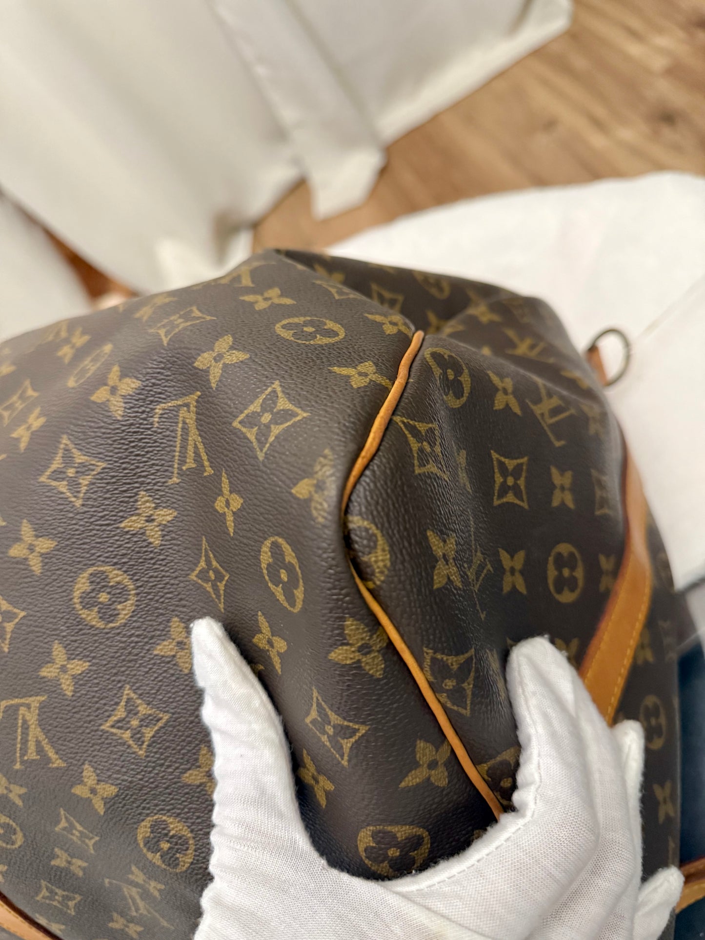 Louis Vuitton Keepall Bandouliere 60 Mono Vintage April 1984