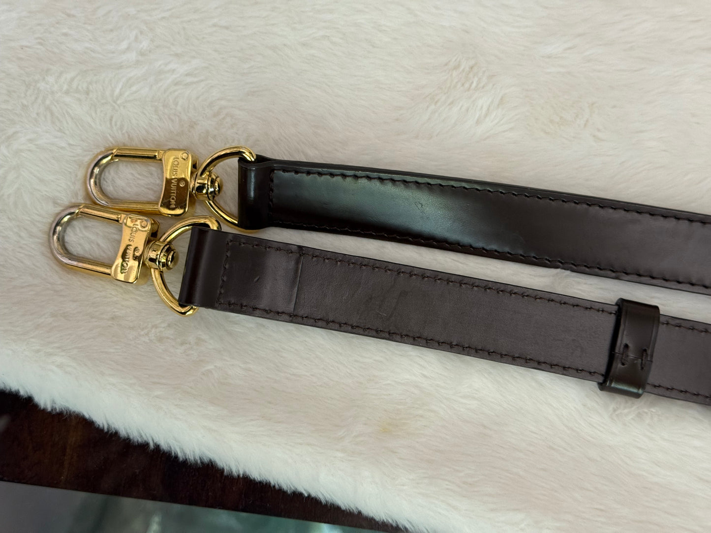 Louis Vuitton Keepall Brown Bandouliere/Crossbody Leather Strap