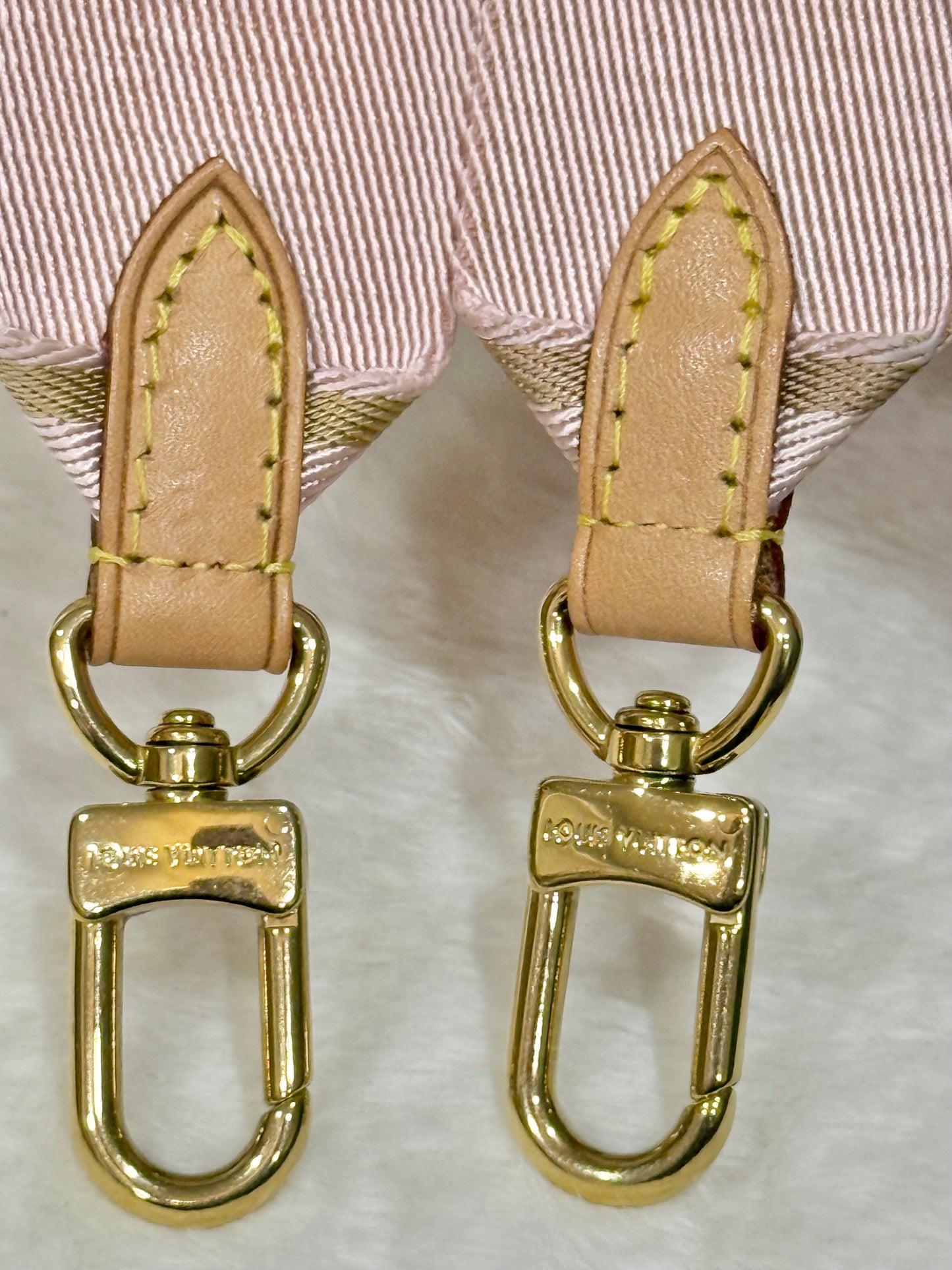 Louis Vuitton Guitar Jacquard Light Pink Adjustable Strap