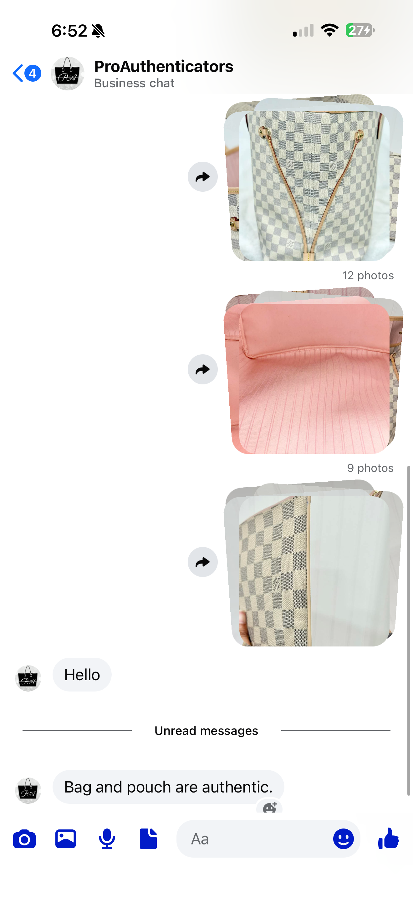 Louis Vuitton Neverfull MM/GM Damier Azur Rose Ballerine Pouch