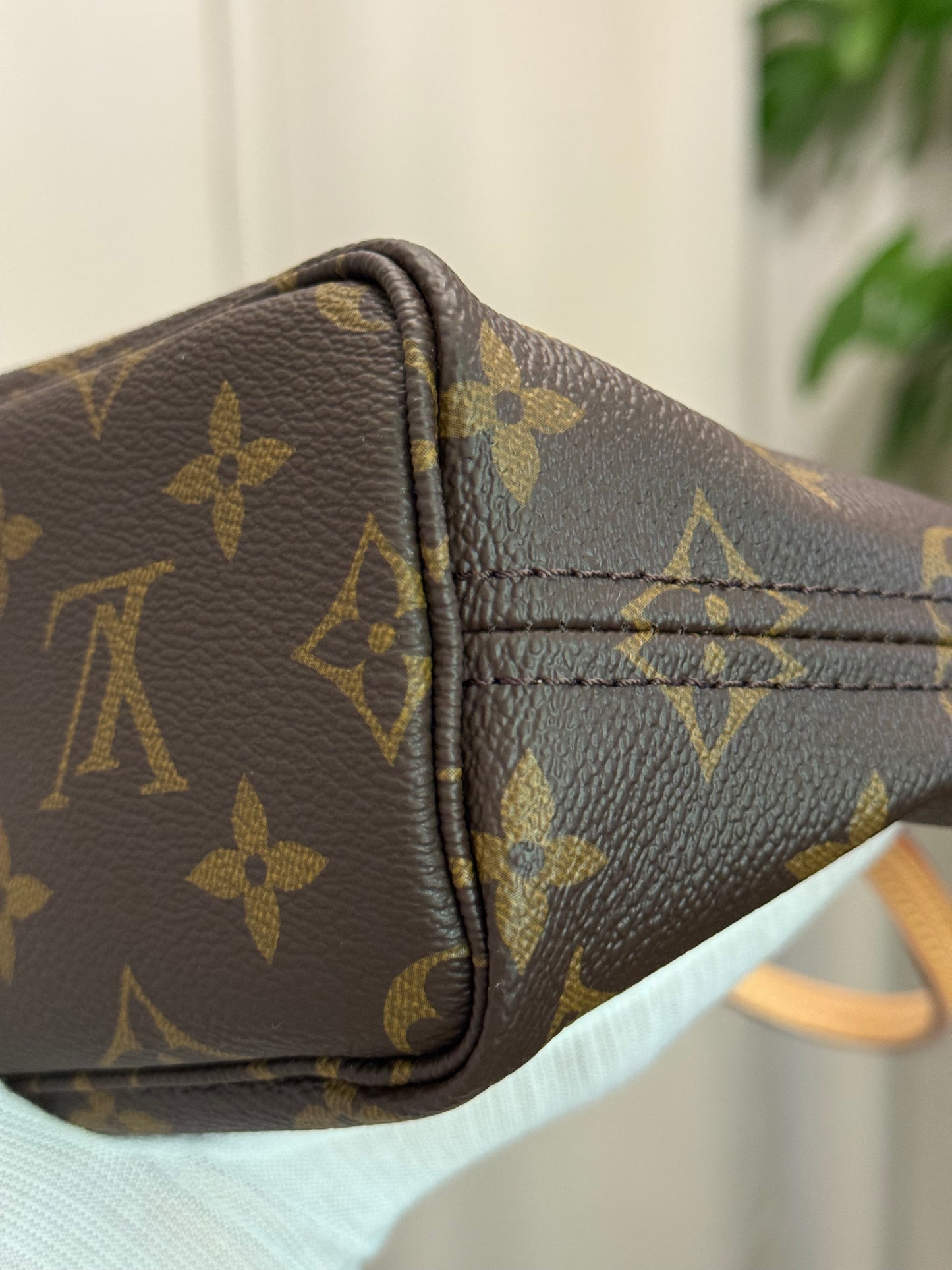 Louis Vuitton Neverfull BB Mono Beige Bag Only
