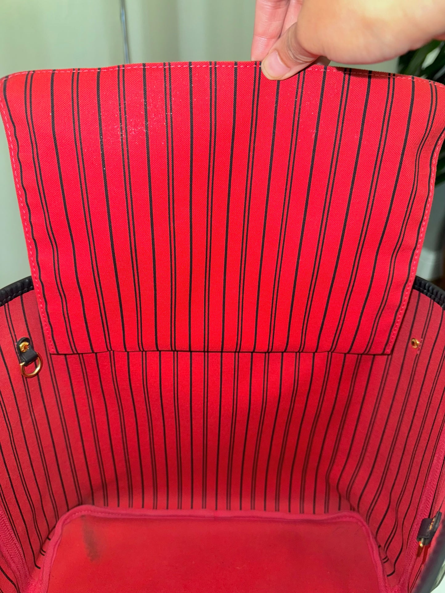 Louis Vuitton Neverfull MM World Tour Cerise