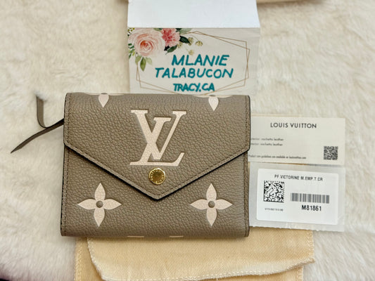 Louis Vuitton Victorine Bicolor Dove/Creme