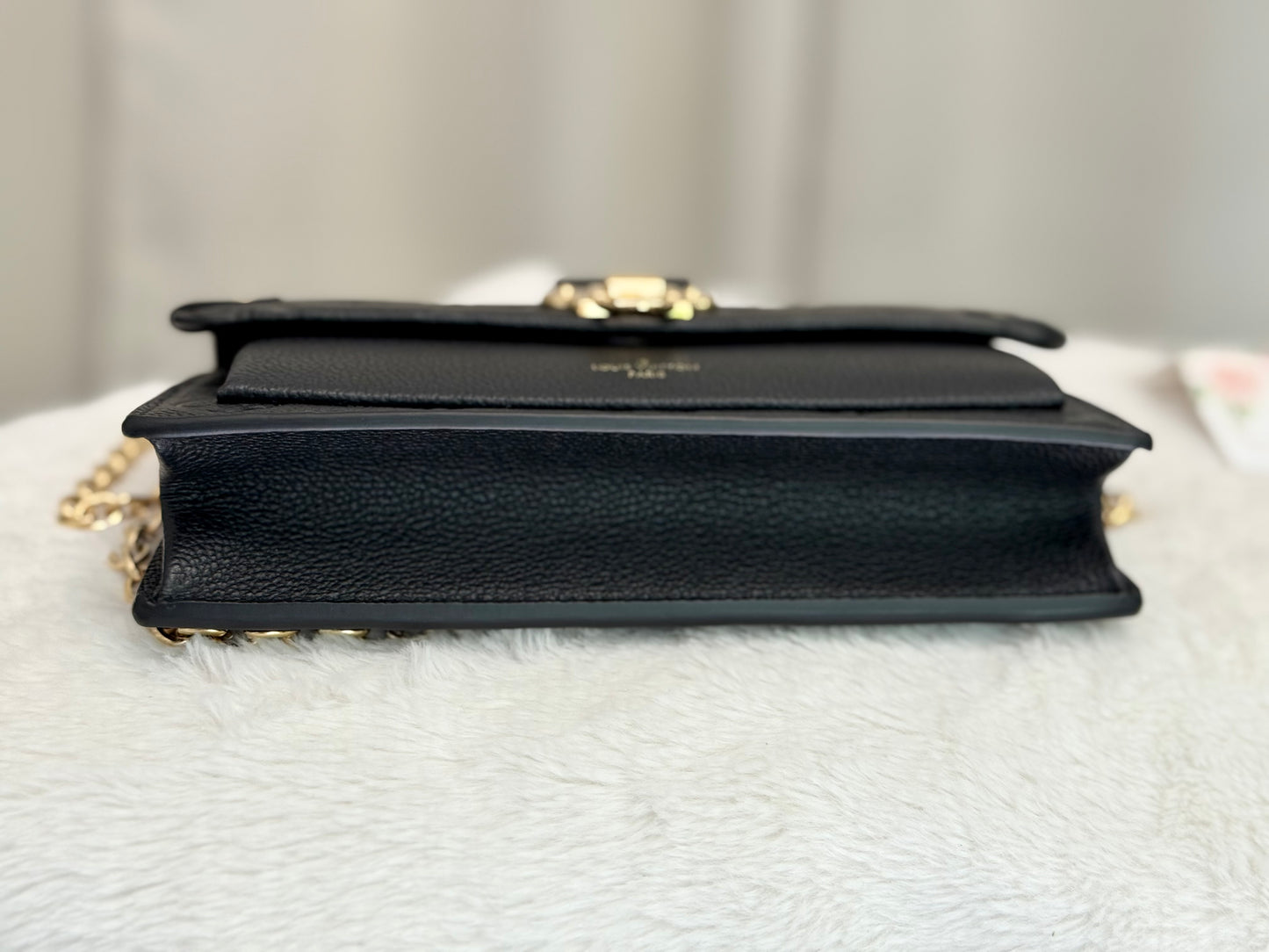Louis Vuitton Vavin Chain Wallet Mono Empreinte Noir/Black