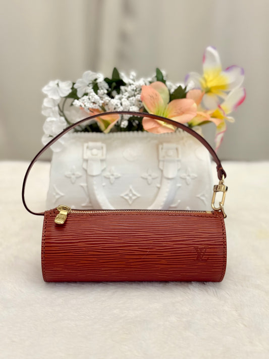 Louis Vuitton Mini Papillon Epi Cognac