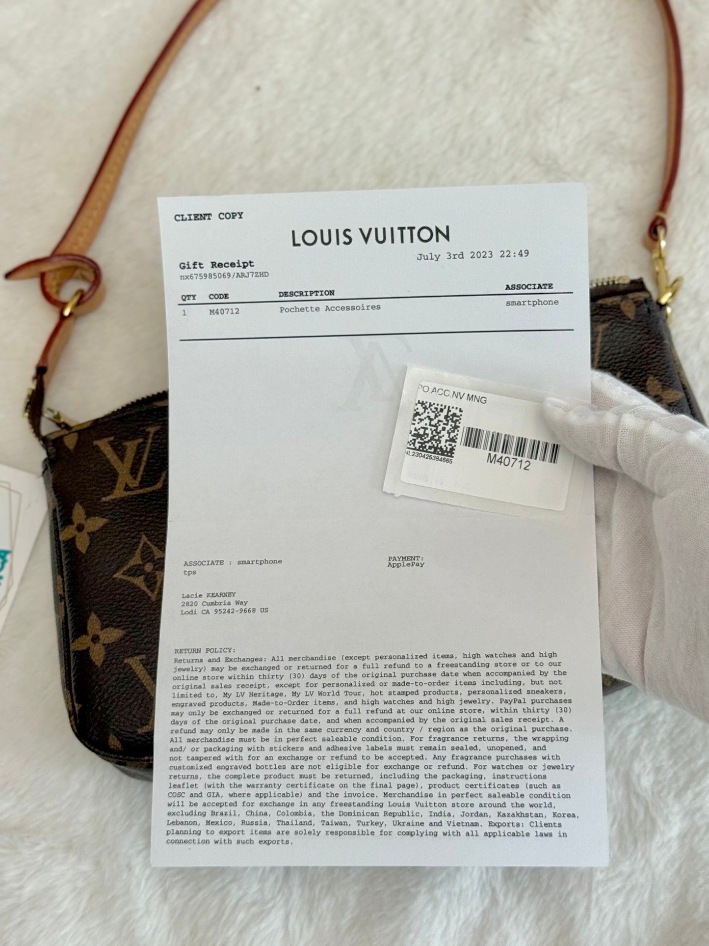 Louis Vuitton Pochette Accessoires New Model Mono