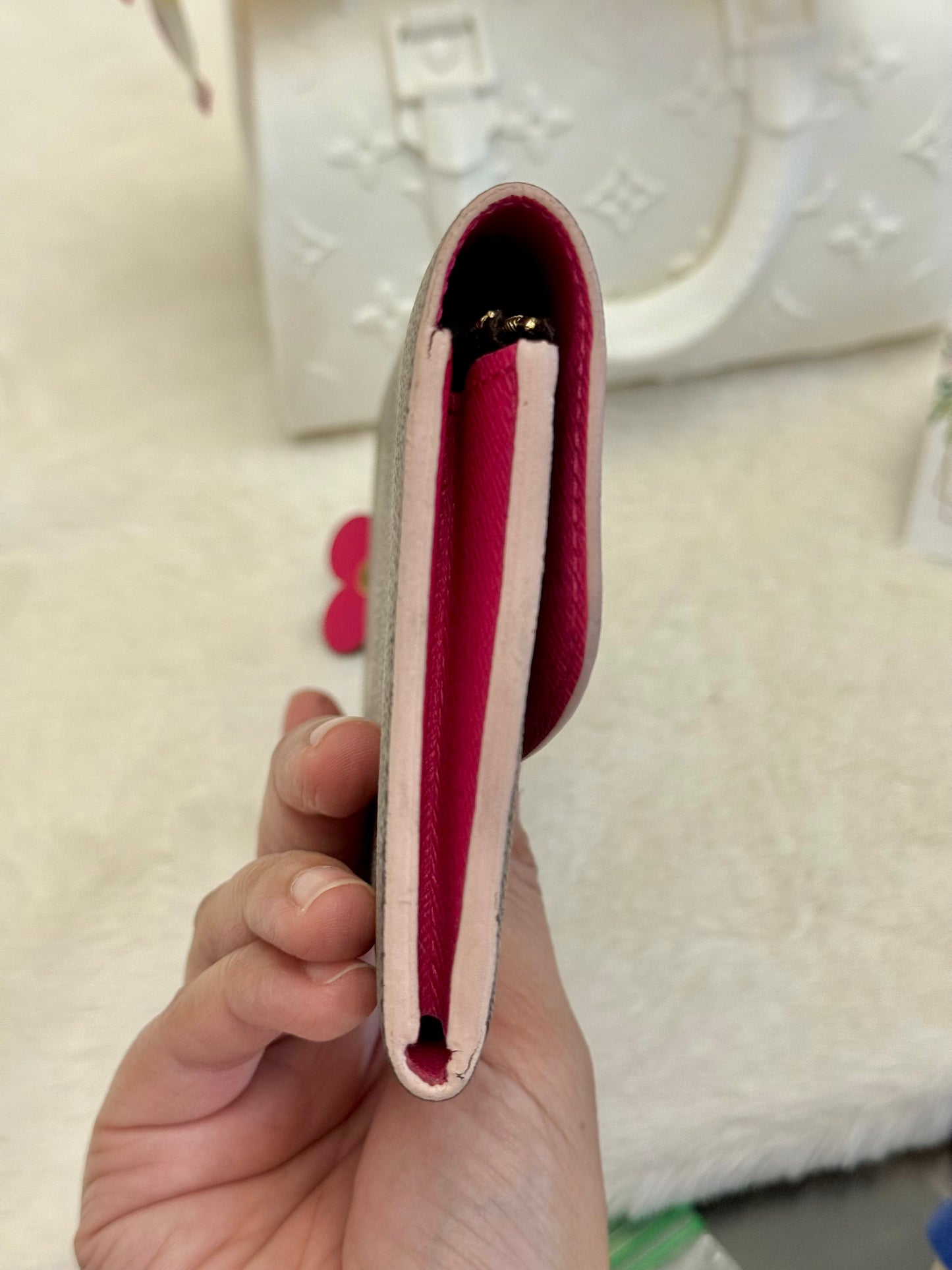 LIMITED EDITION Louis Vuitton Emilie Blooms Flower Wallet