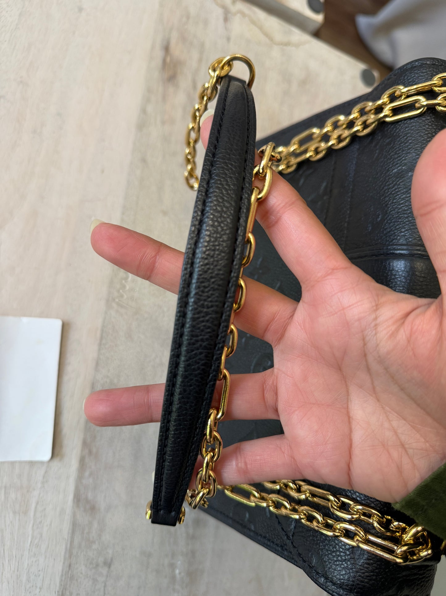Louis Vuitton Saint Sulpice PM Mono Empreinte Noir/Black