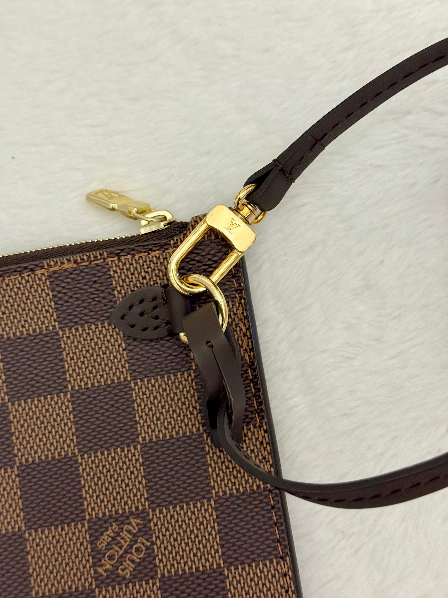Louis Vuitton Neverfull MM DE Set (Bag and Pouch)