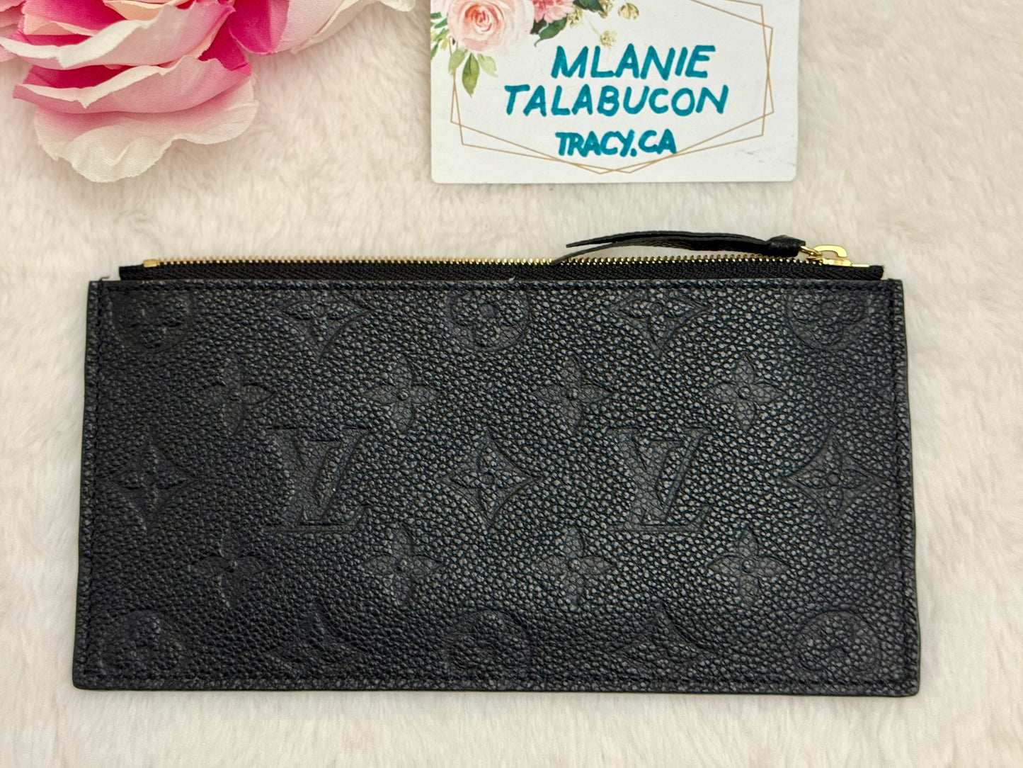 Louis Vuitton Felicie Pochette Black Empreinte