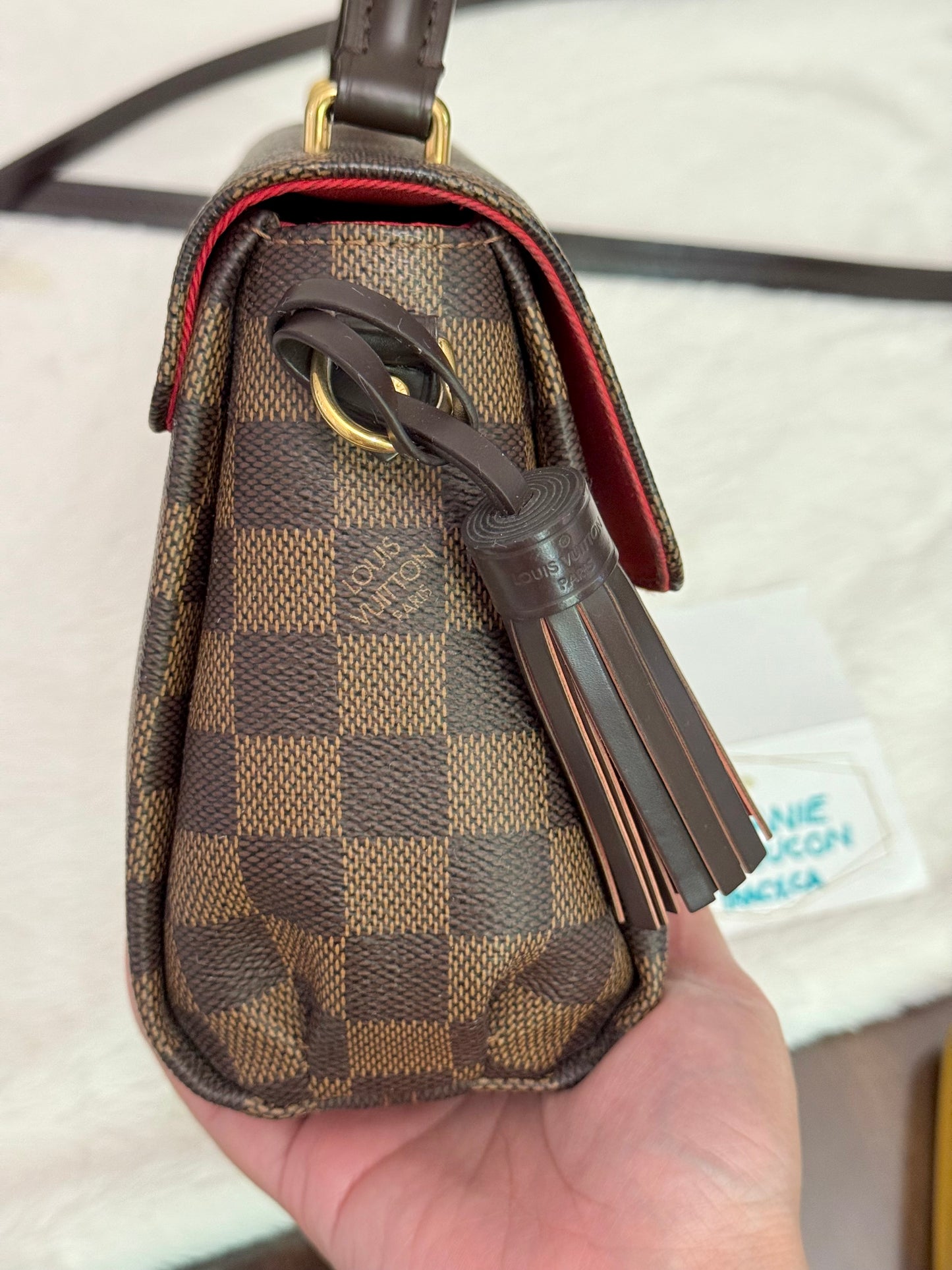 Louis Vuitton Croisette Damier Ebene Crossbody Bag