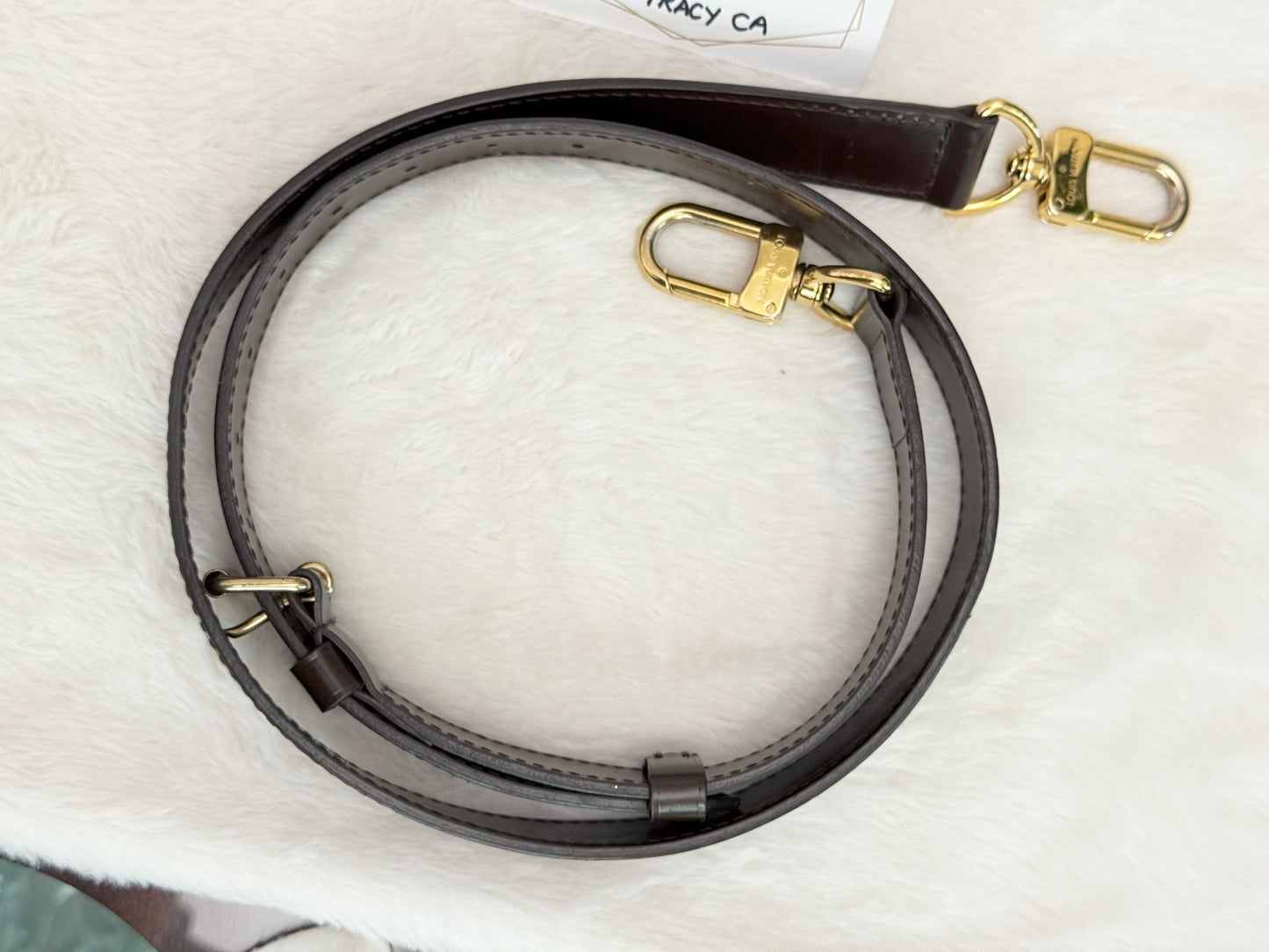 Louis Vuitton Keepall Brown Bandouliere/Crossbody Leather Strap