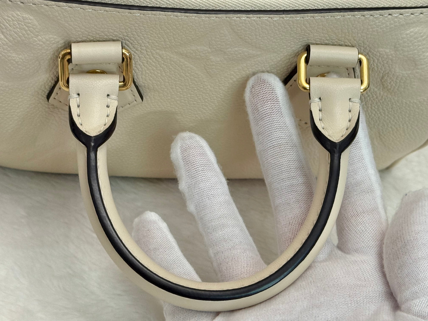 Speedy Bandouliere 20 Giant Empreinte Creme