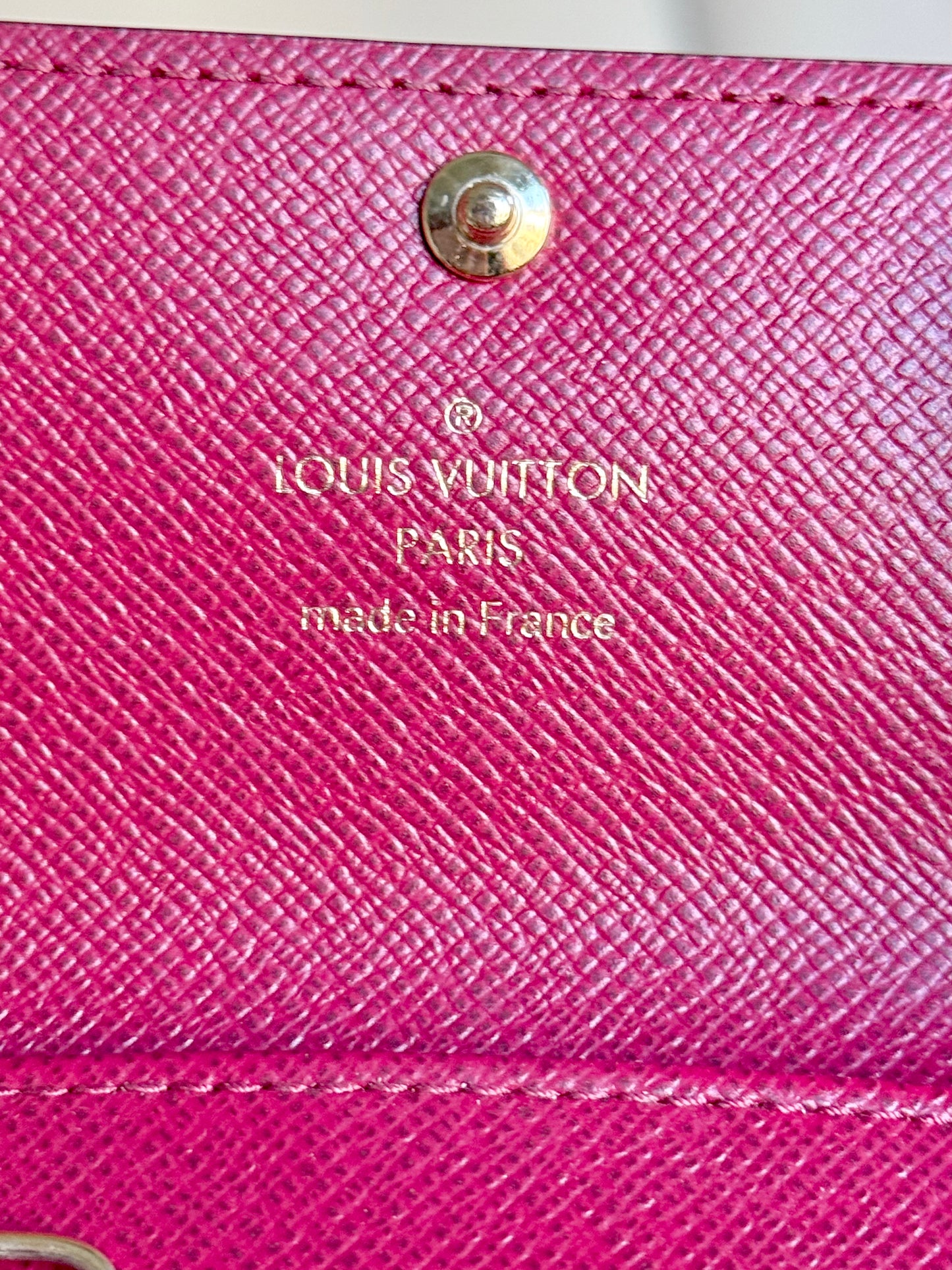Louis Vuitton 6-Key Holder Mono Fuchsia