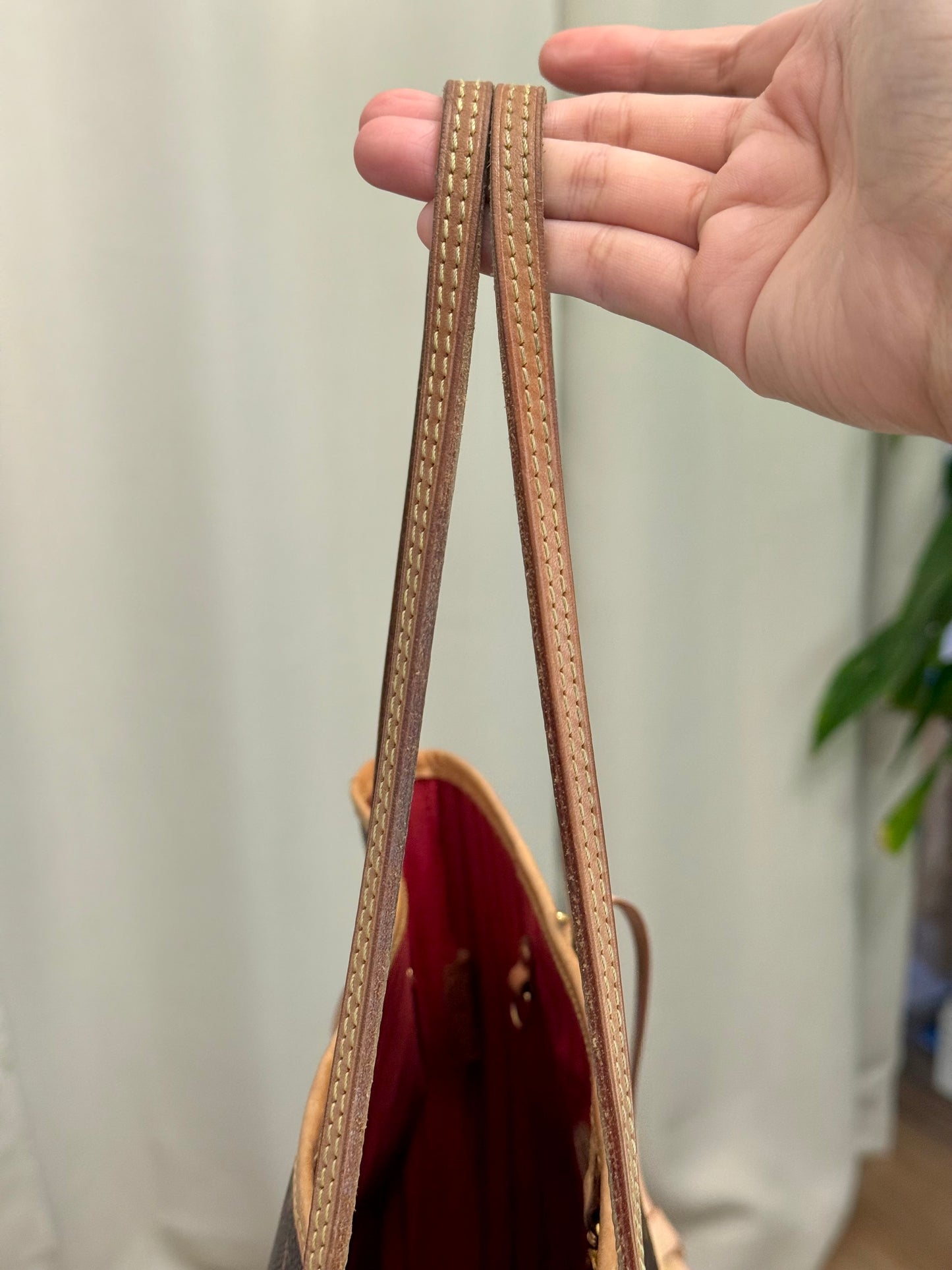 Louis Vuitton Neverfull MM Mono Cerise