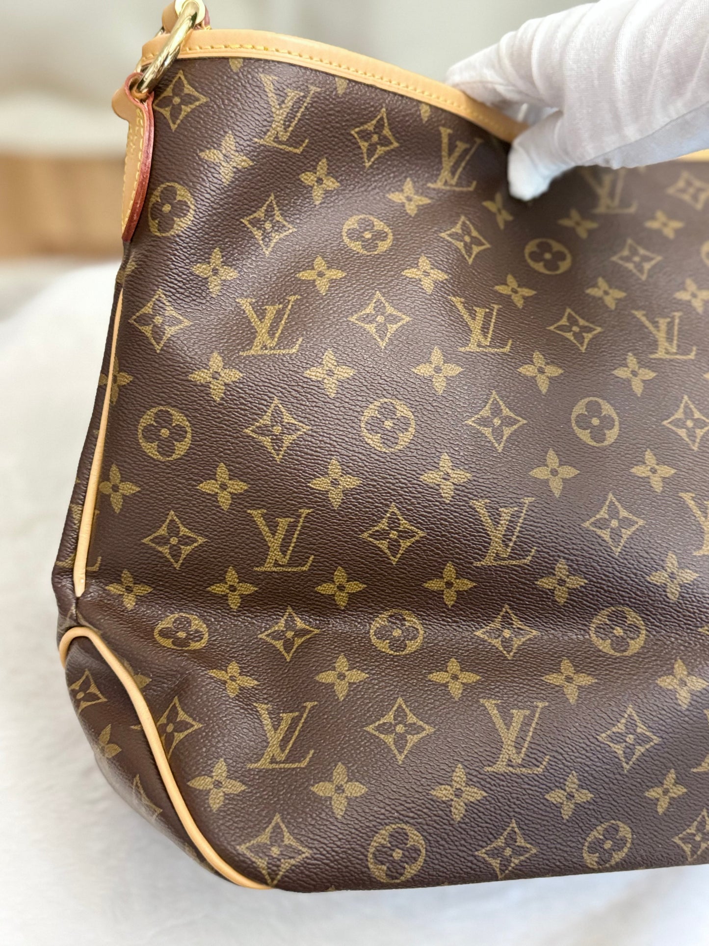 Louis Vuitton Delightful MM Mono Pivoine